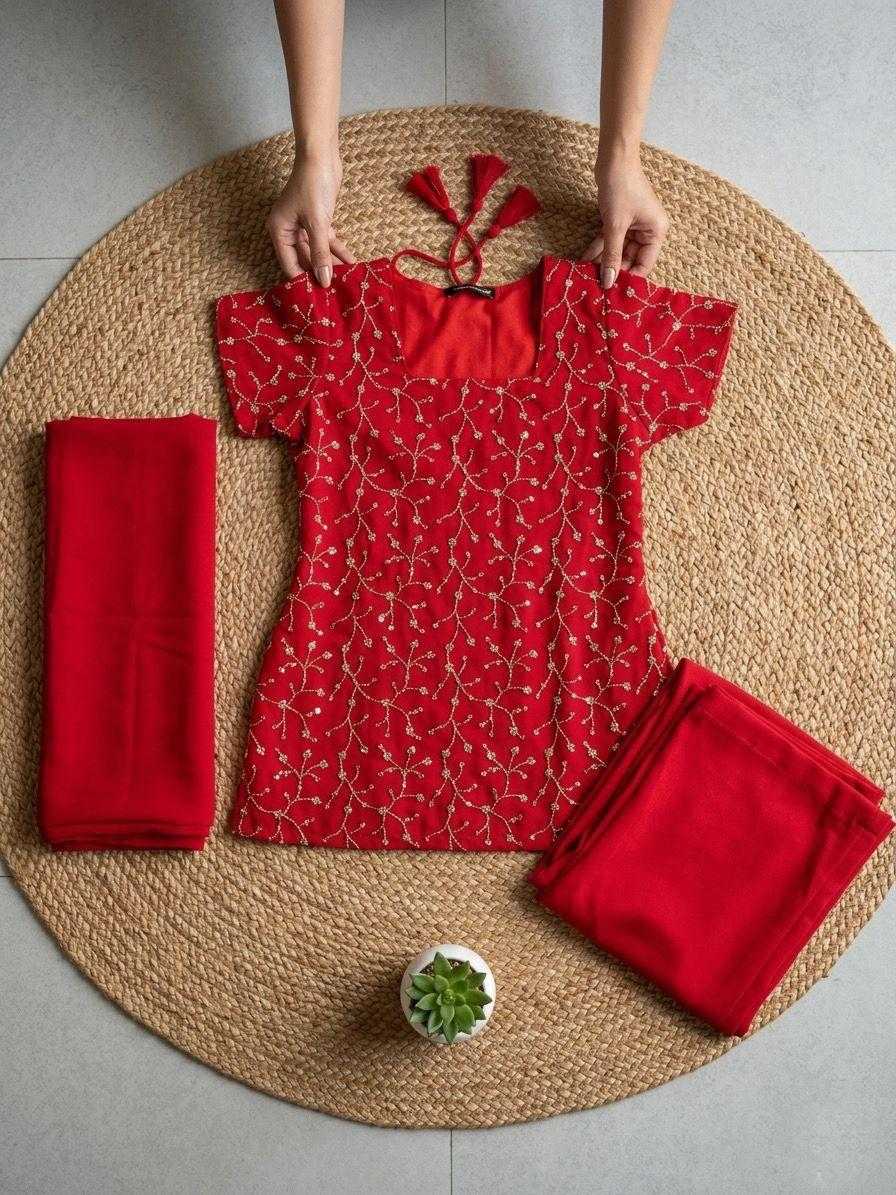 Georgette Sharara Salwar Suit