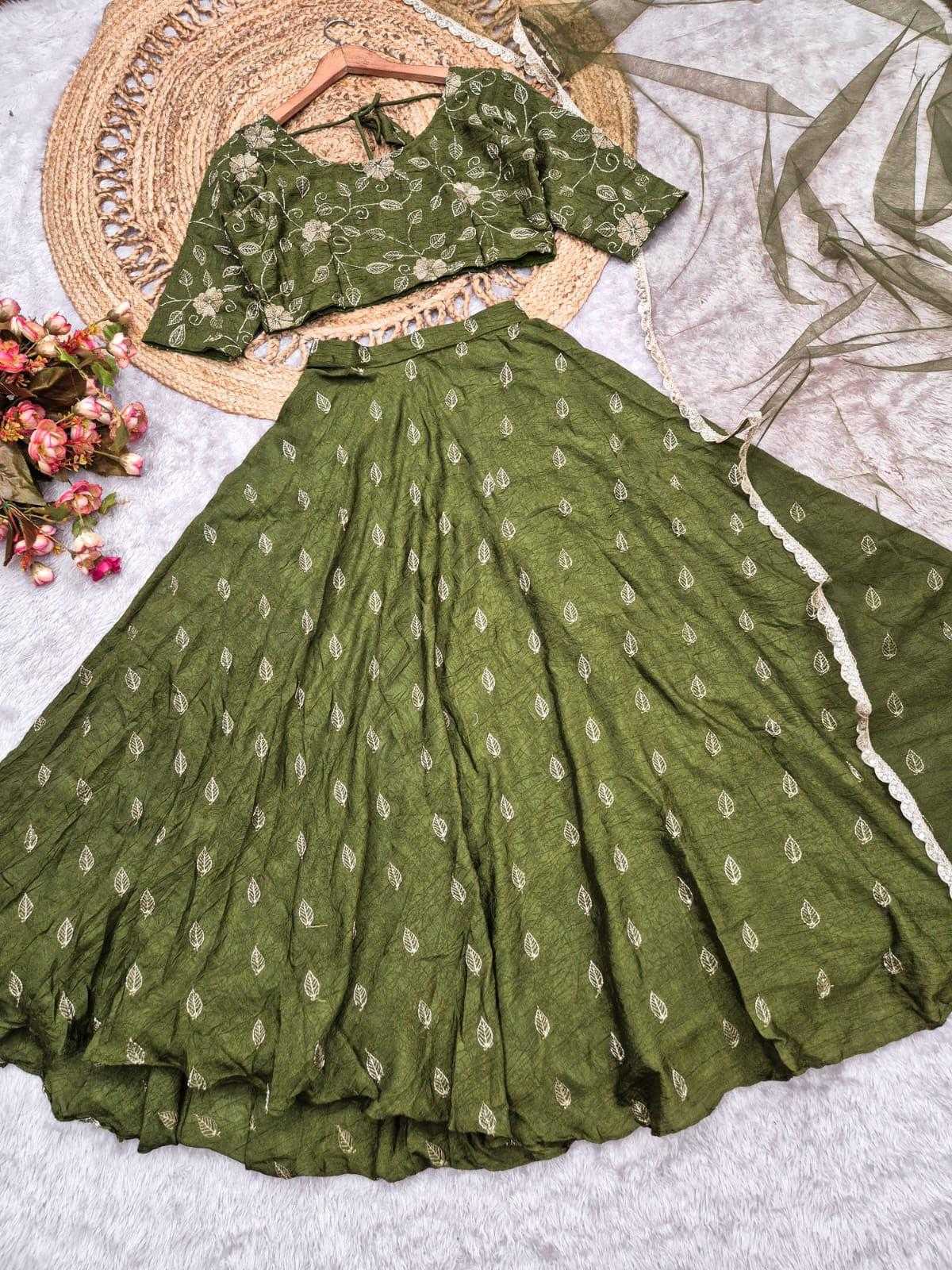 Rangoli Silk Designer Lehenga