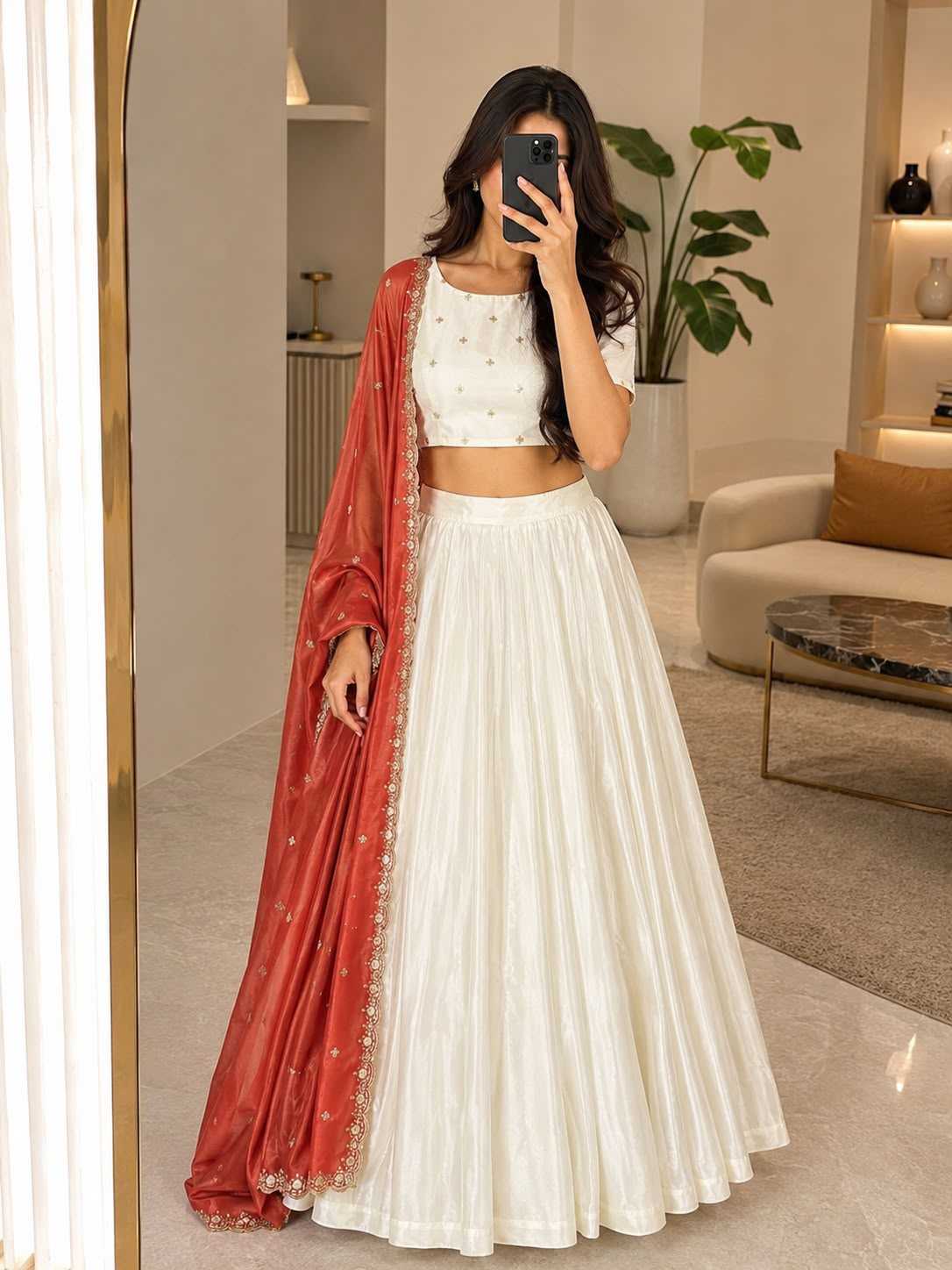 Himadri Chinon Silk Fancy Lehenga