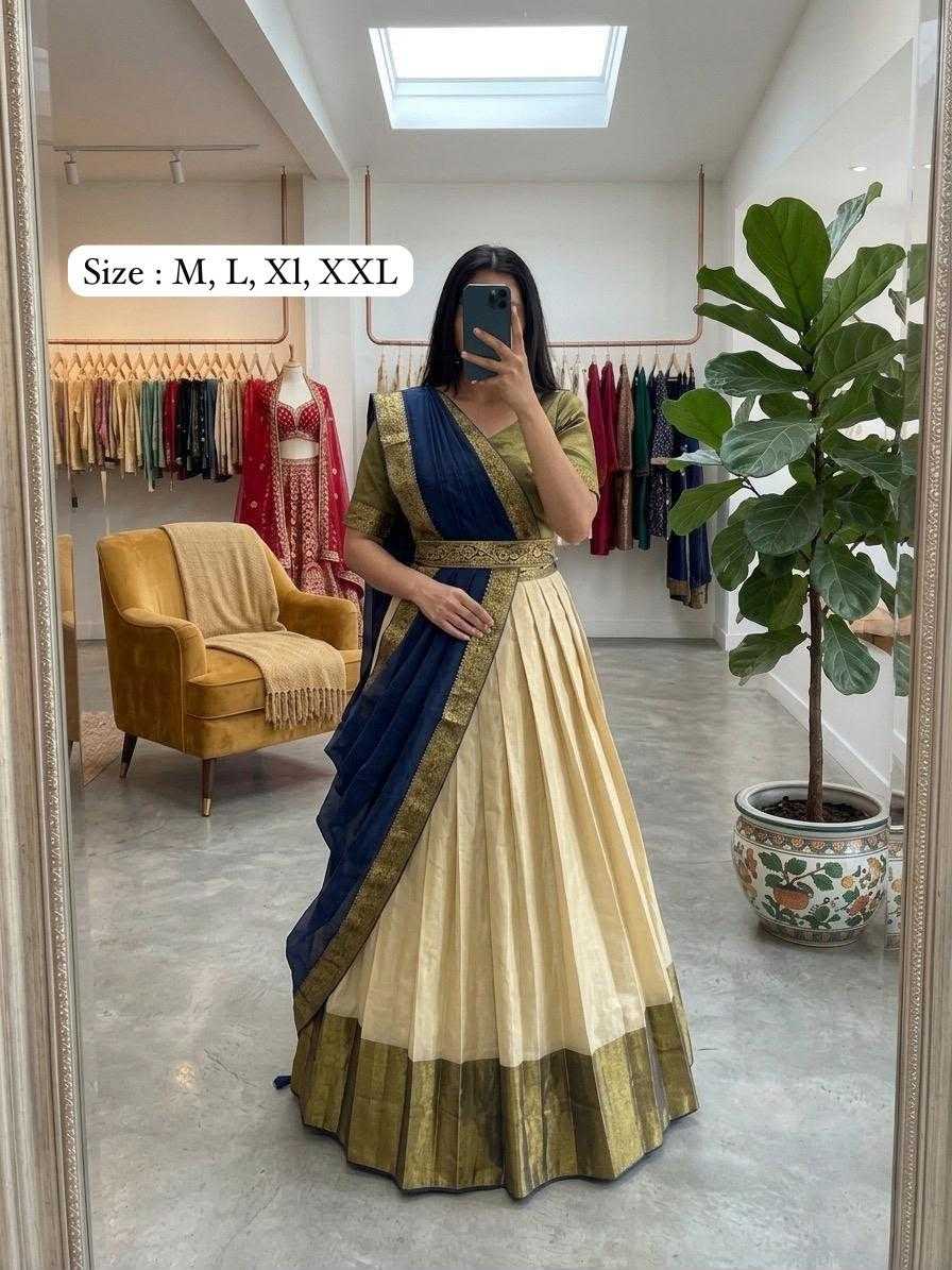 Kavya Soft Cotton Silk Traditional Lehenga