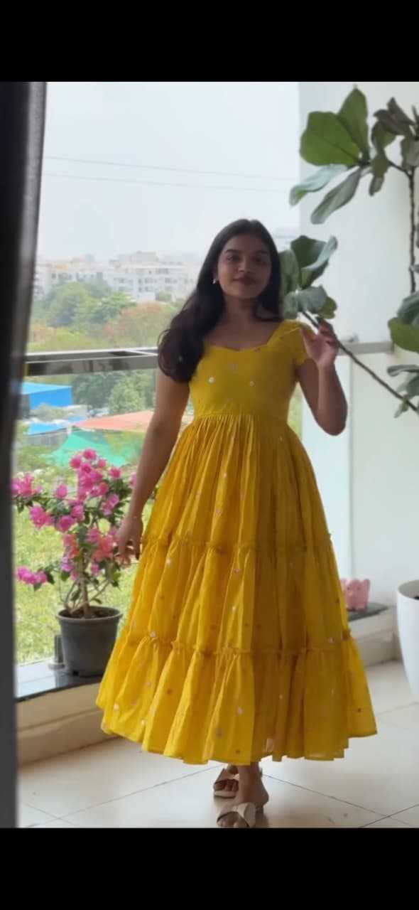 Cotton Printed Gown