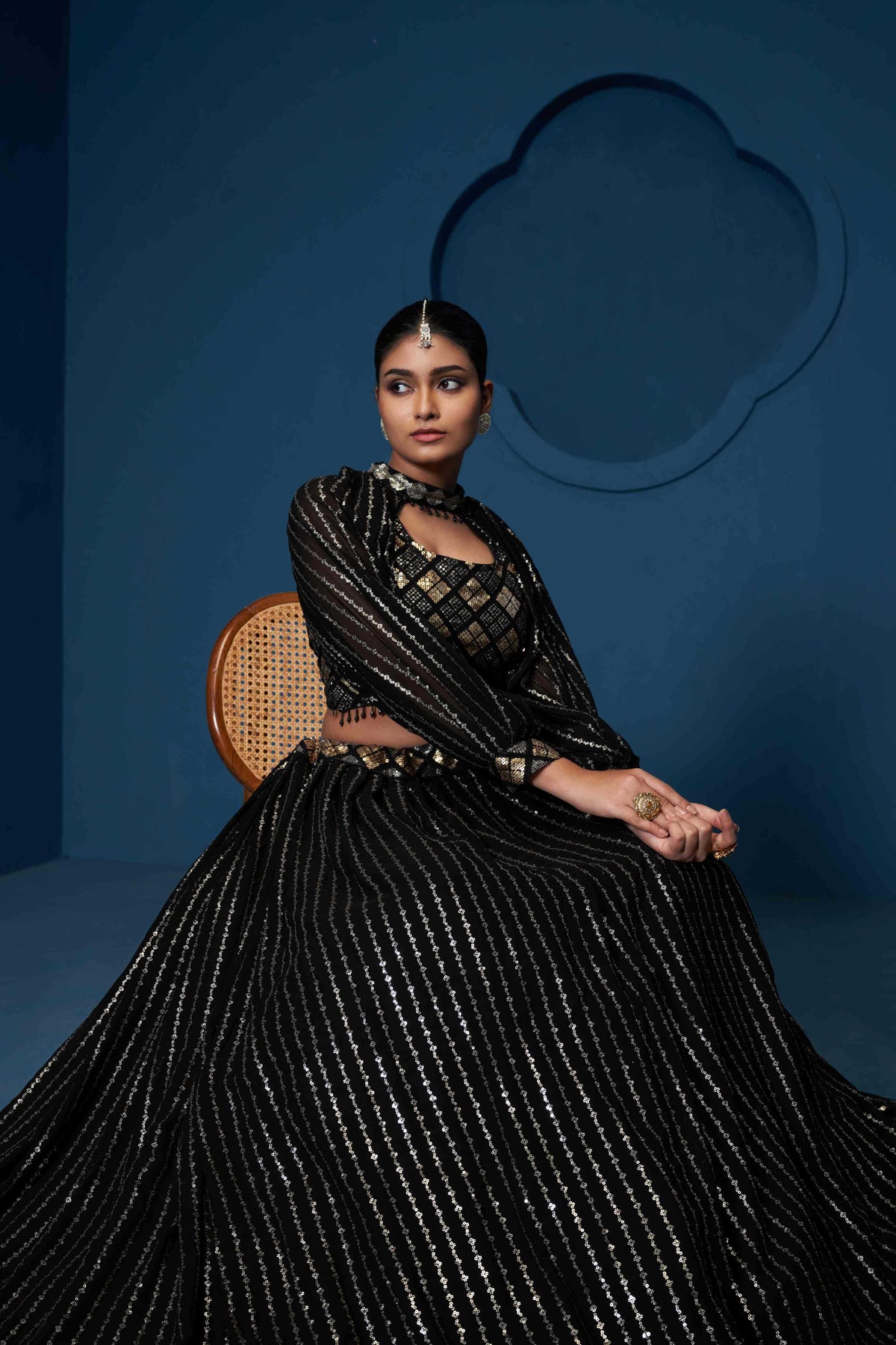 Georgette Embroidered Lehenga 210