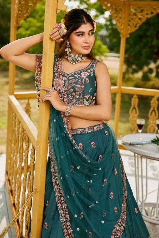 Crepe Embroidered Lehenga 369