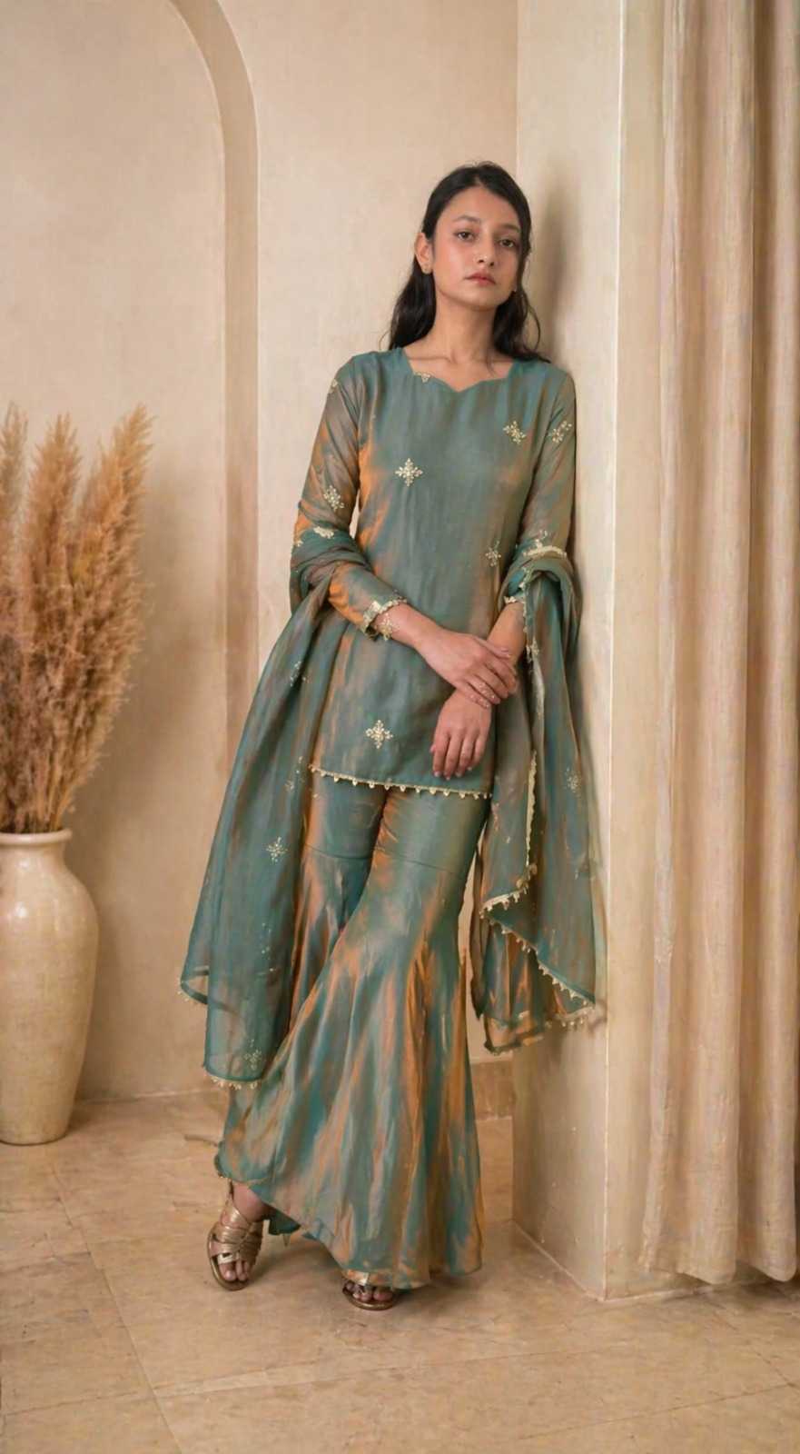 Fancy Sharara Salwar Suit 380
