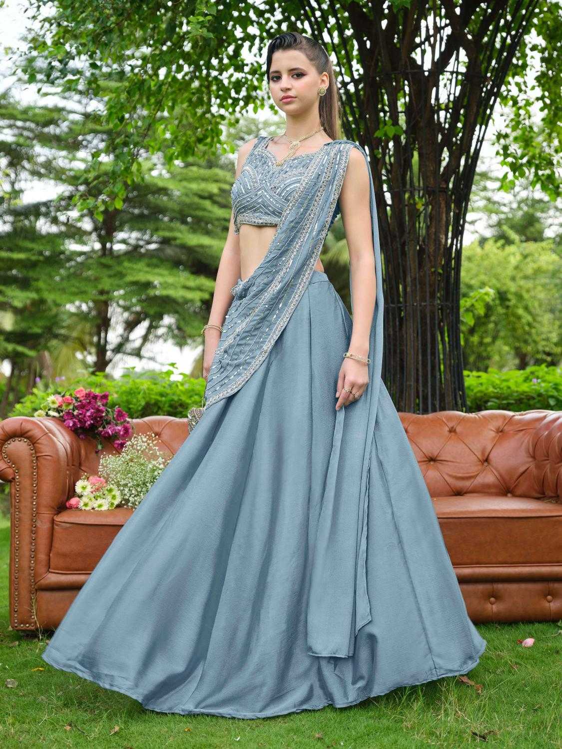 Chinon Designer Lehenga JT-138865