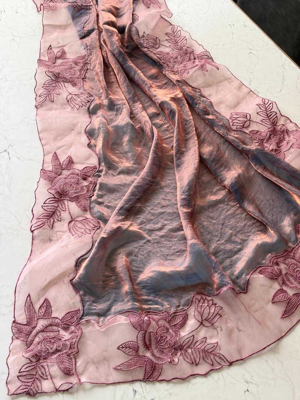 Over Space Silk Designer Saree