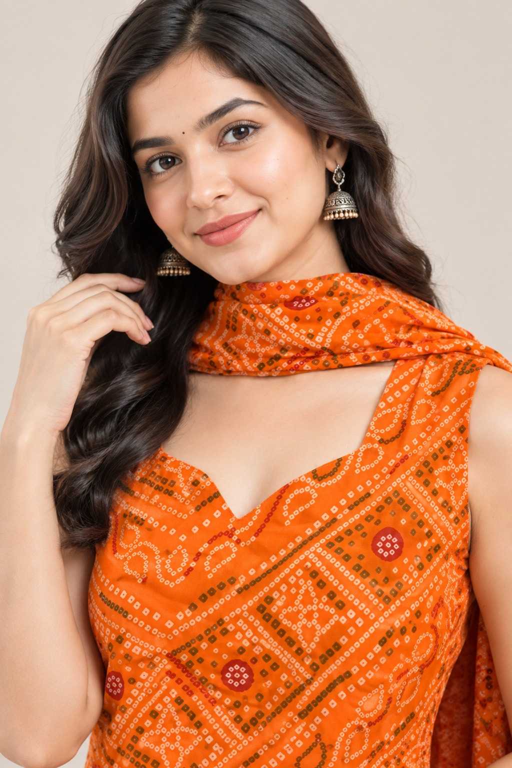 Faux Georgette Festive Kurti