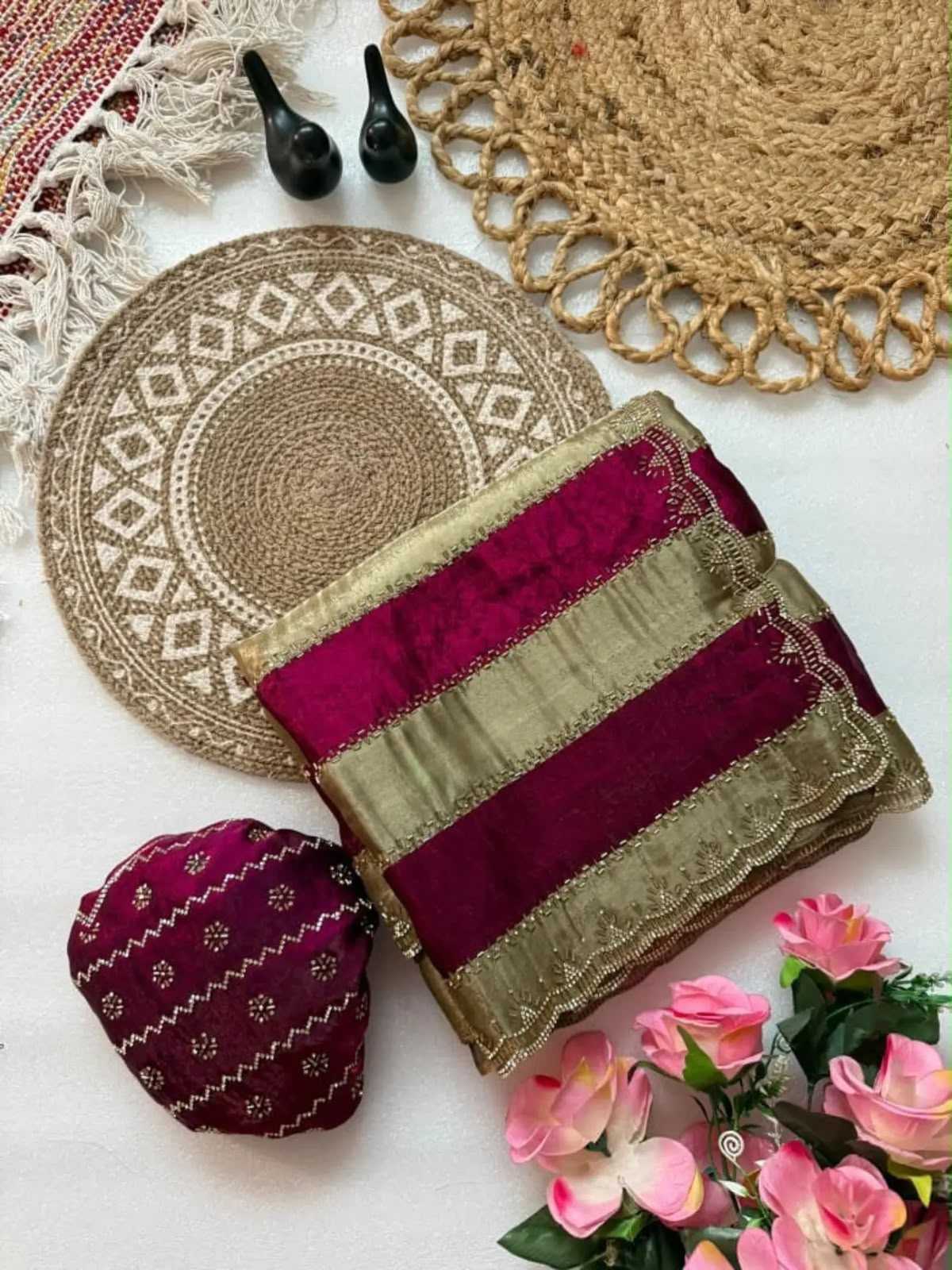 Space Silk Designer Saree