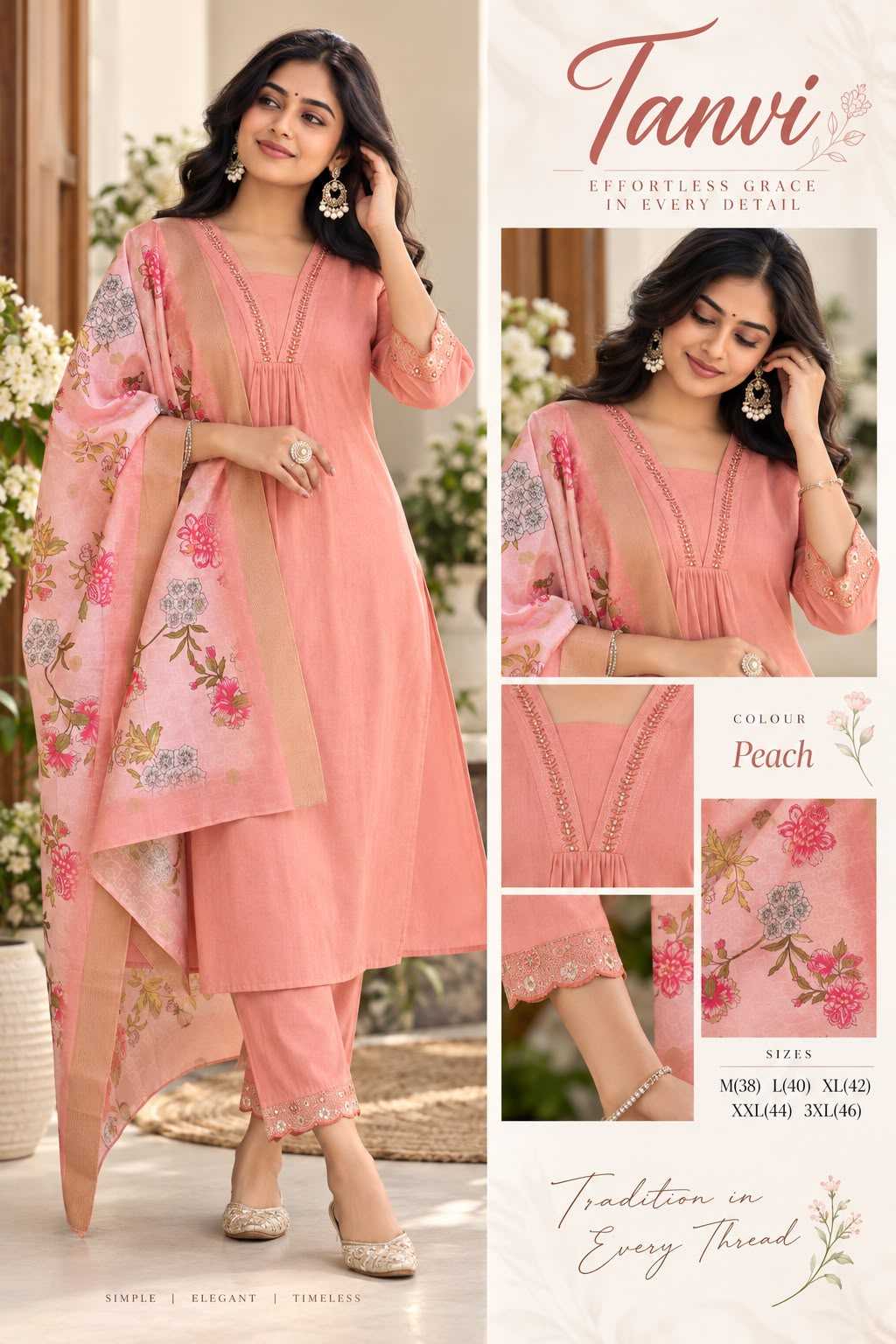 Tanvi Dobby Printed Kurti