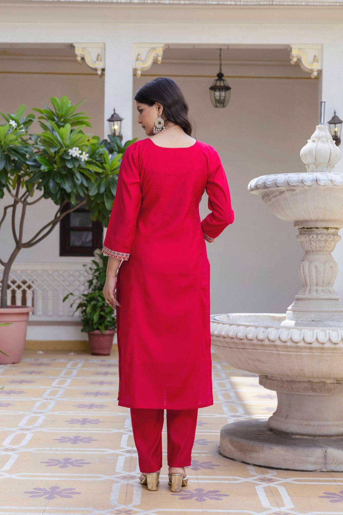 Viscose Chanderi Ladies Suit 37