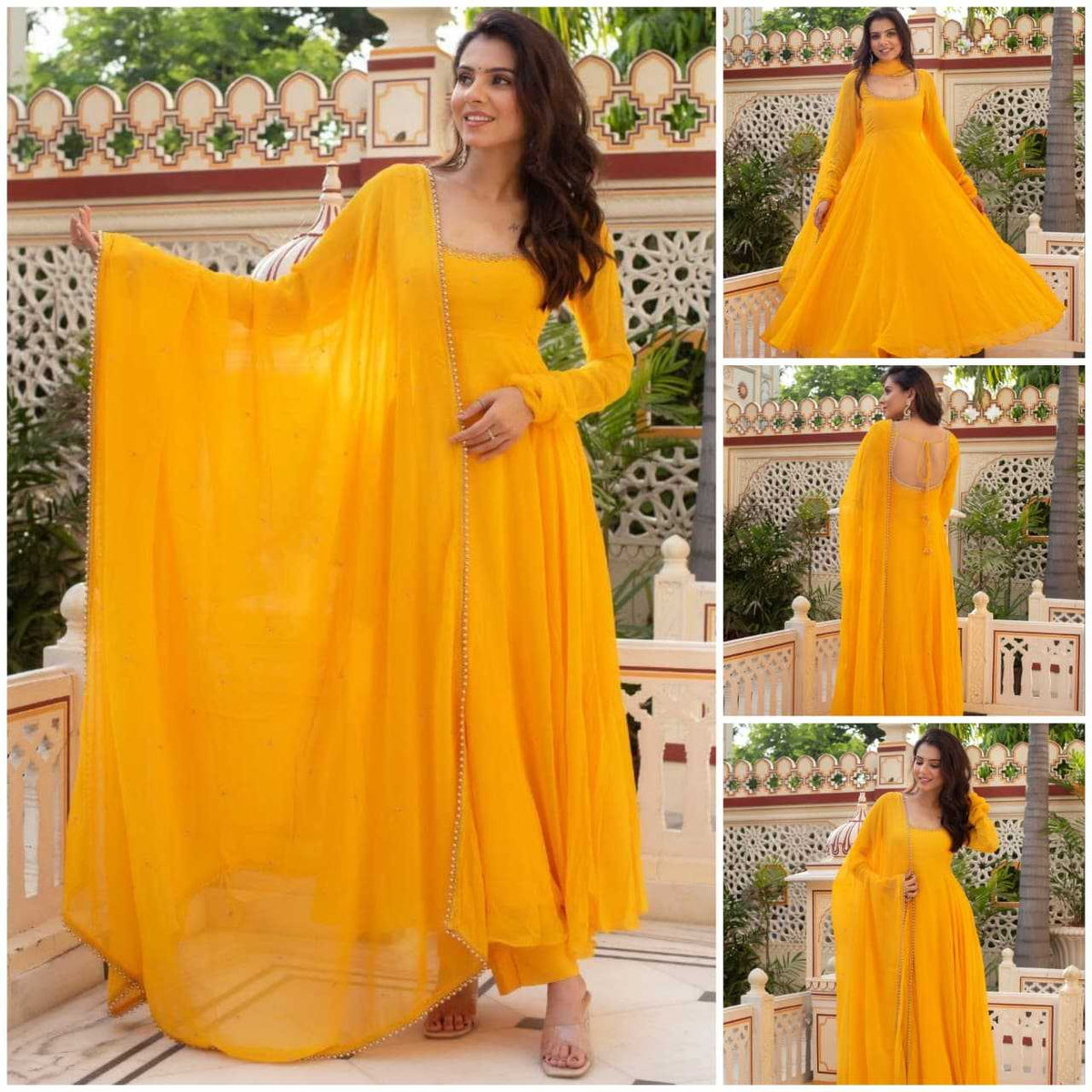 Faux Georgette Suit 166