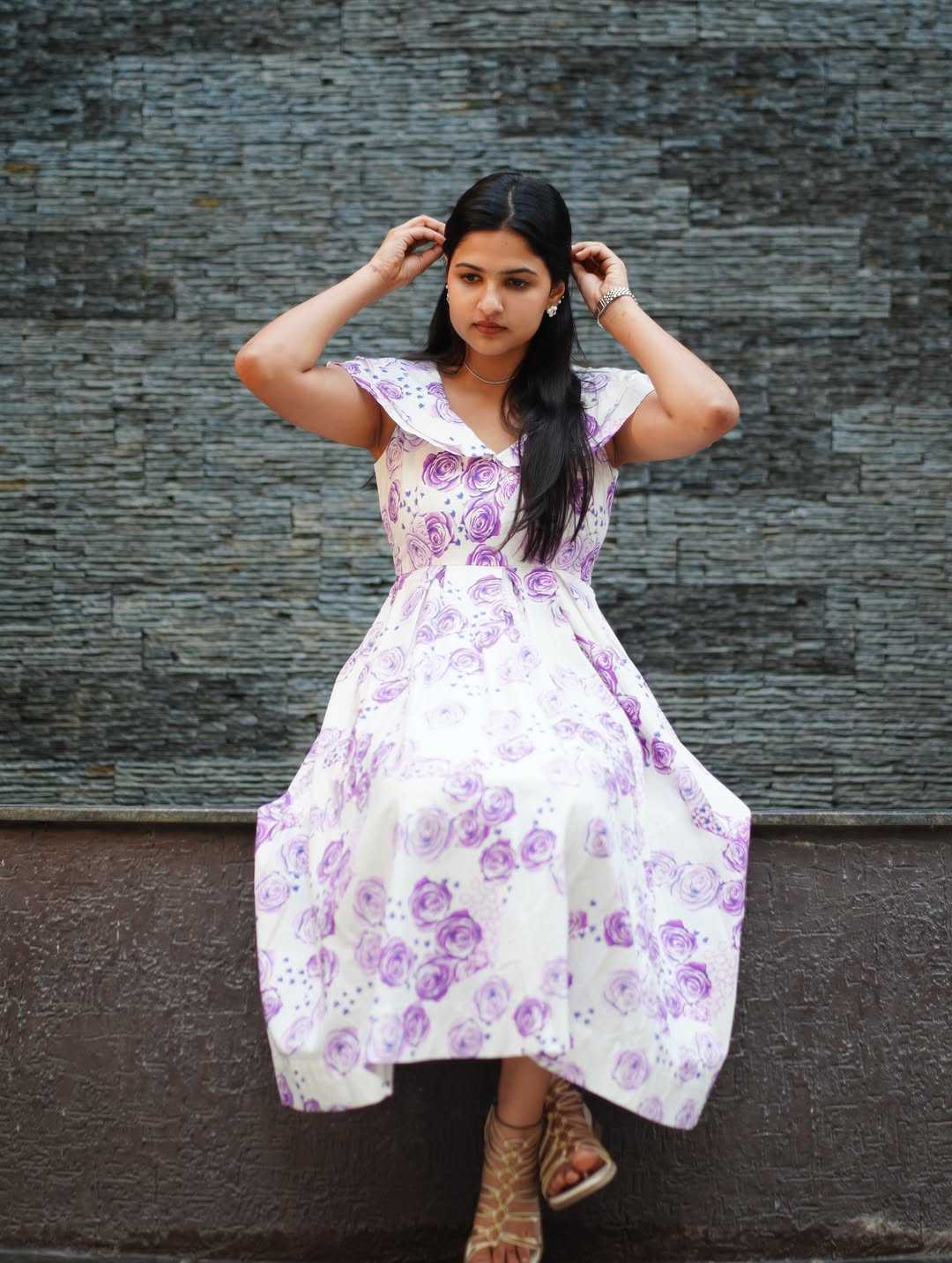 Soft Cotton Midi Dress