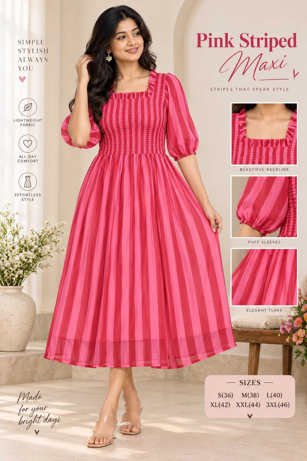 Chiffon Maxi Dress 250