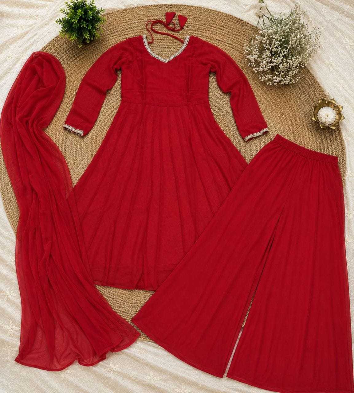 Faux Georgette Palazzo Suit 281