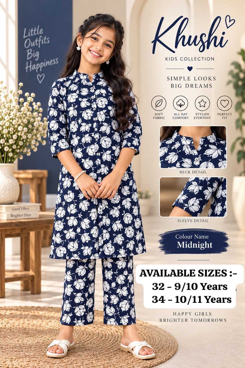 Khushi Viscose Girls Kurti