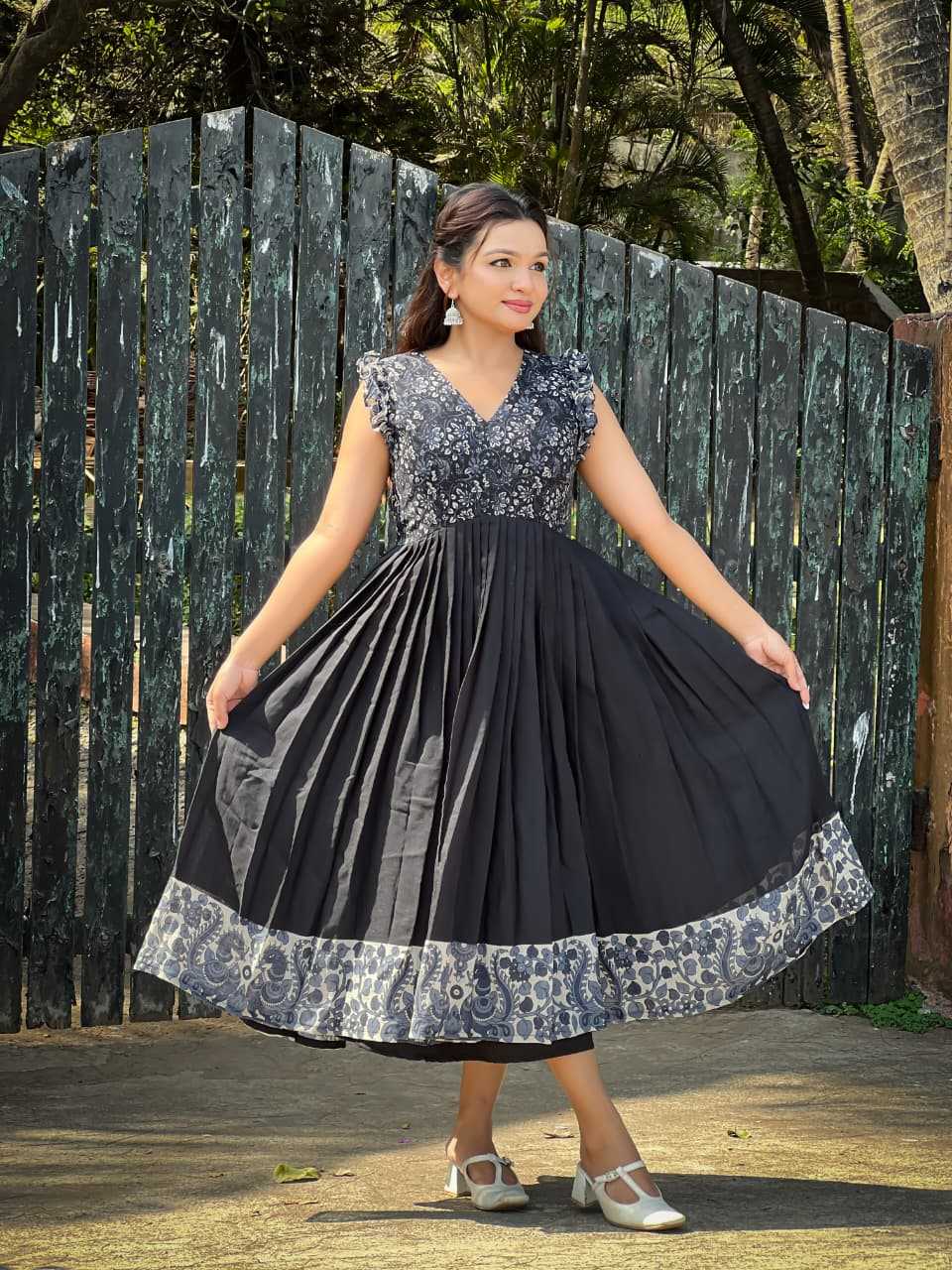Linen Party Gown