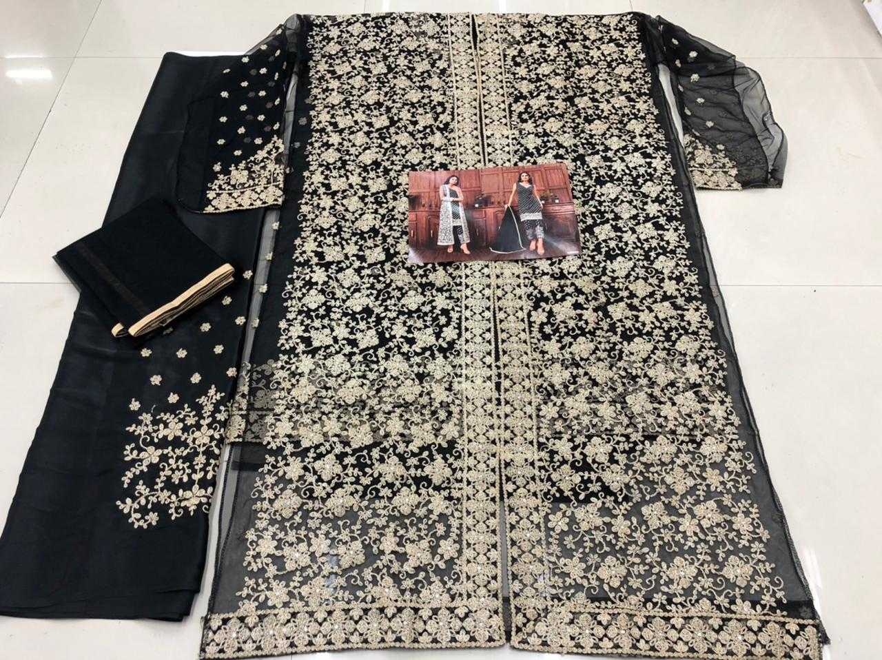 Net Embroidery Suit