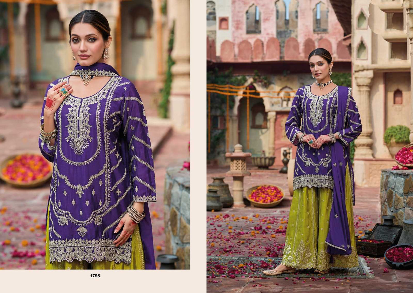 Chinon Embroidery Suit