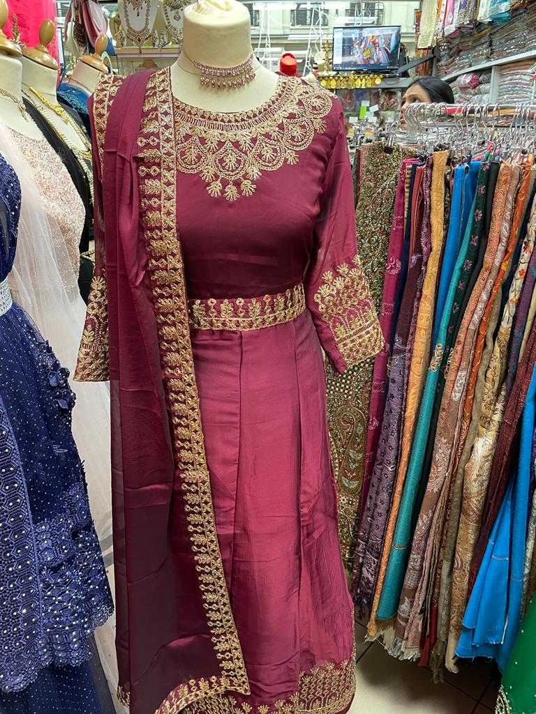 Rangoli Silk Embroidery Suit 3335