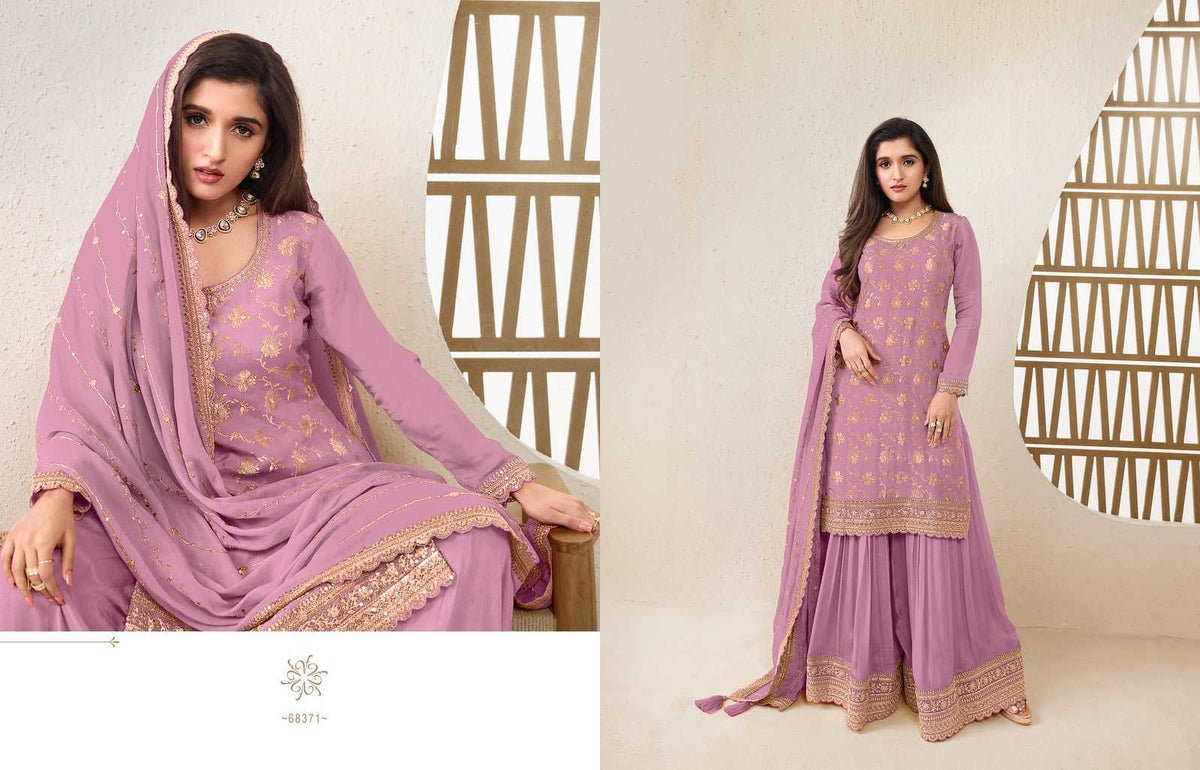 Heavy Silk Palazzo Suit