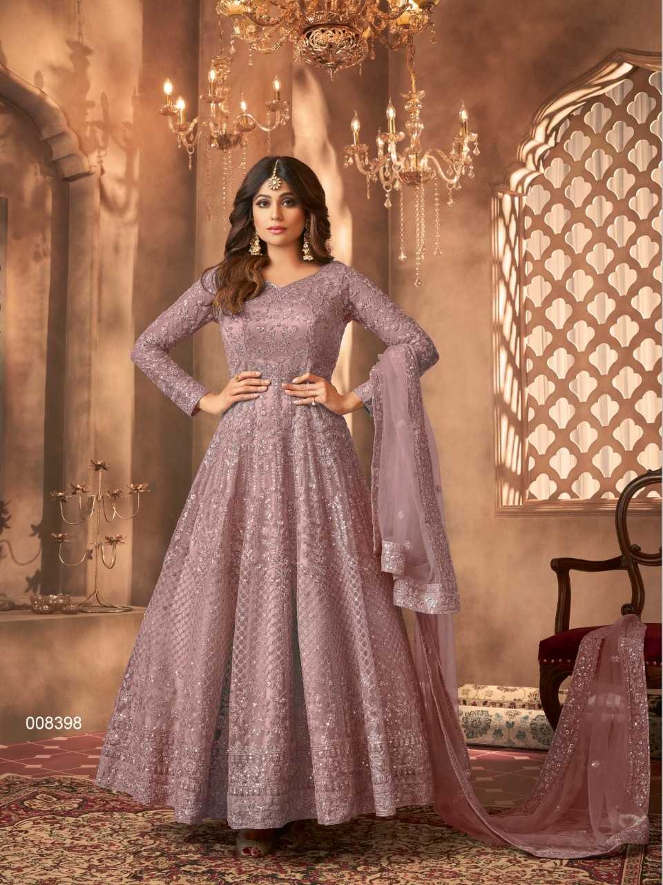 Aashirwad Net Embroidery Gown