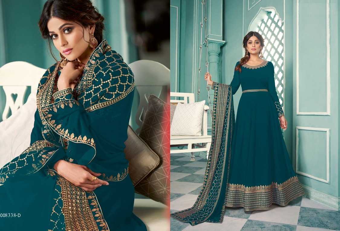 Ashirwad Georgette Embroidery Gown