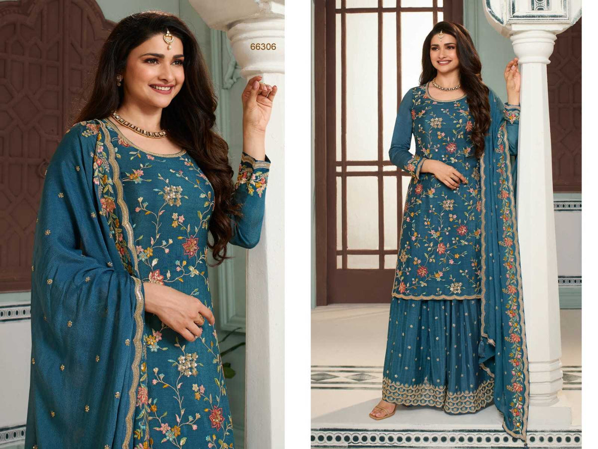 Avanti Chinon Embroidery Suit in Rama
