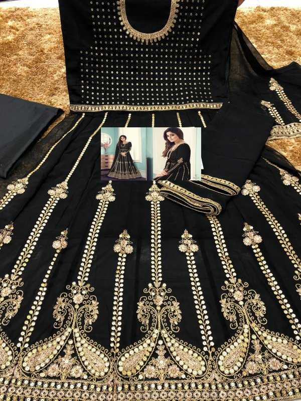 Georgette Embroidery Gown