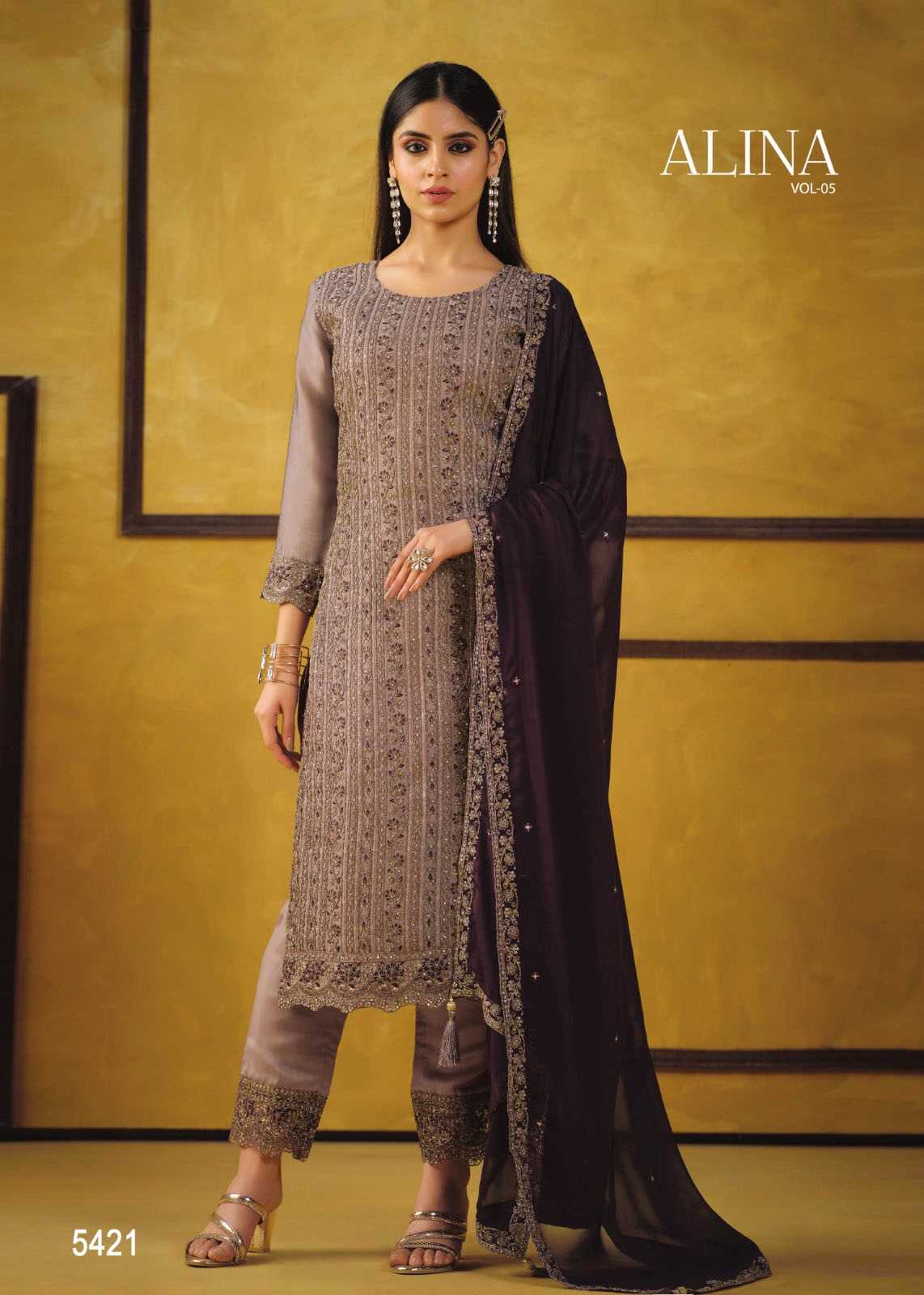 Rangoli Silk Ladies Suit