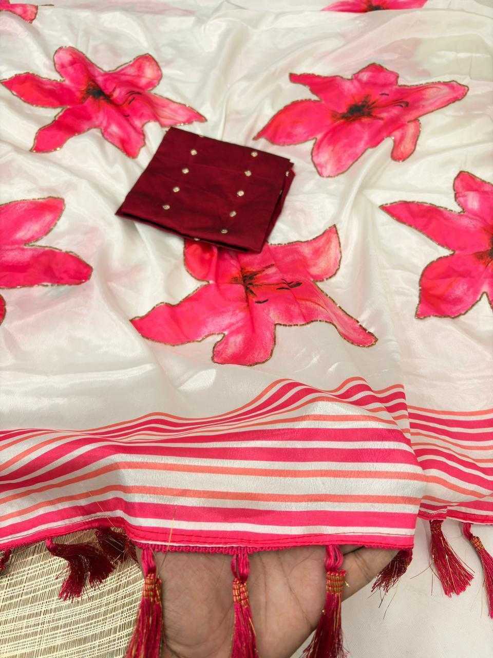 Adhishaya Chinon Silk Traditional Saree