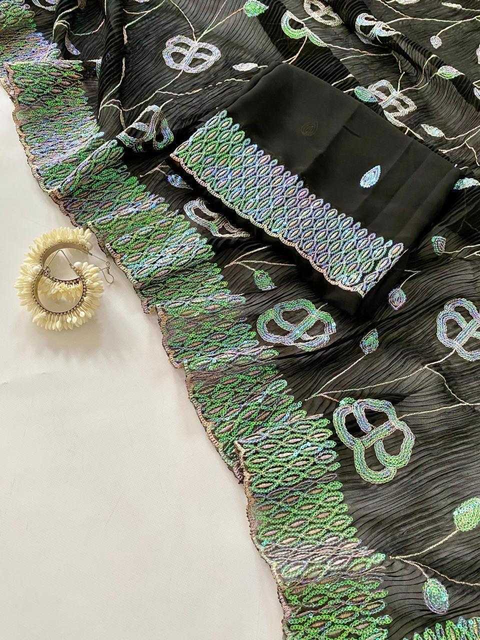 Dakshayani Faux Georgette Saree