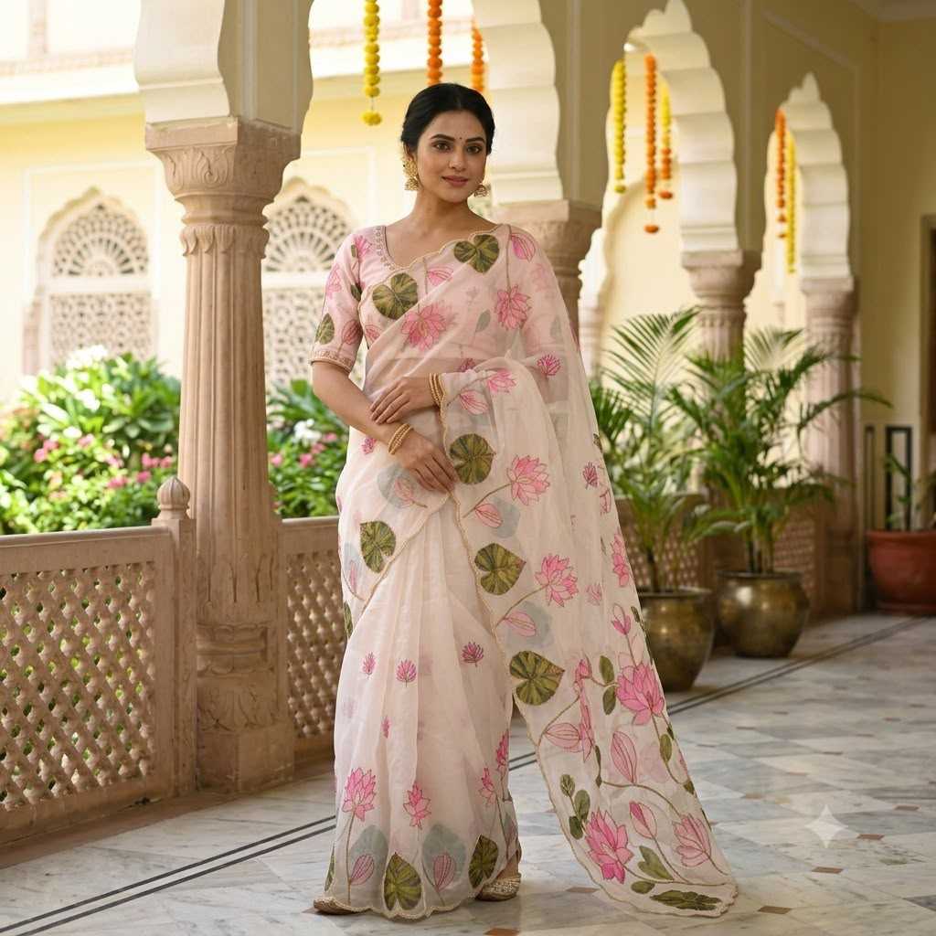 Dana Georgette Printed Saree