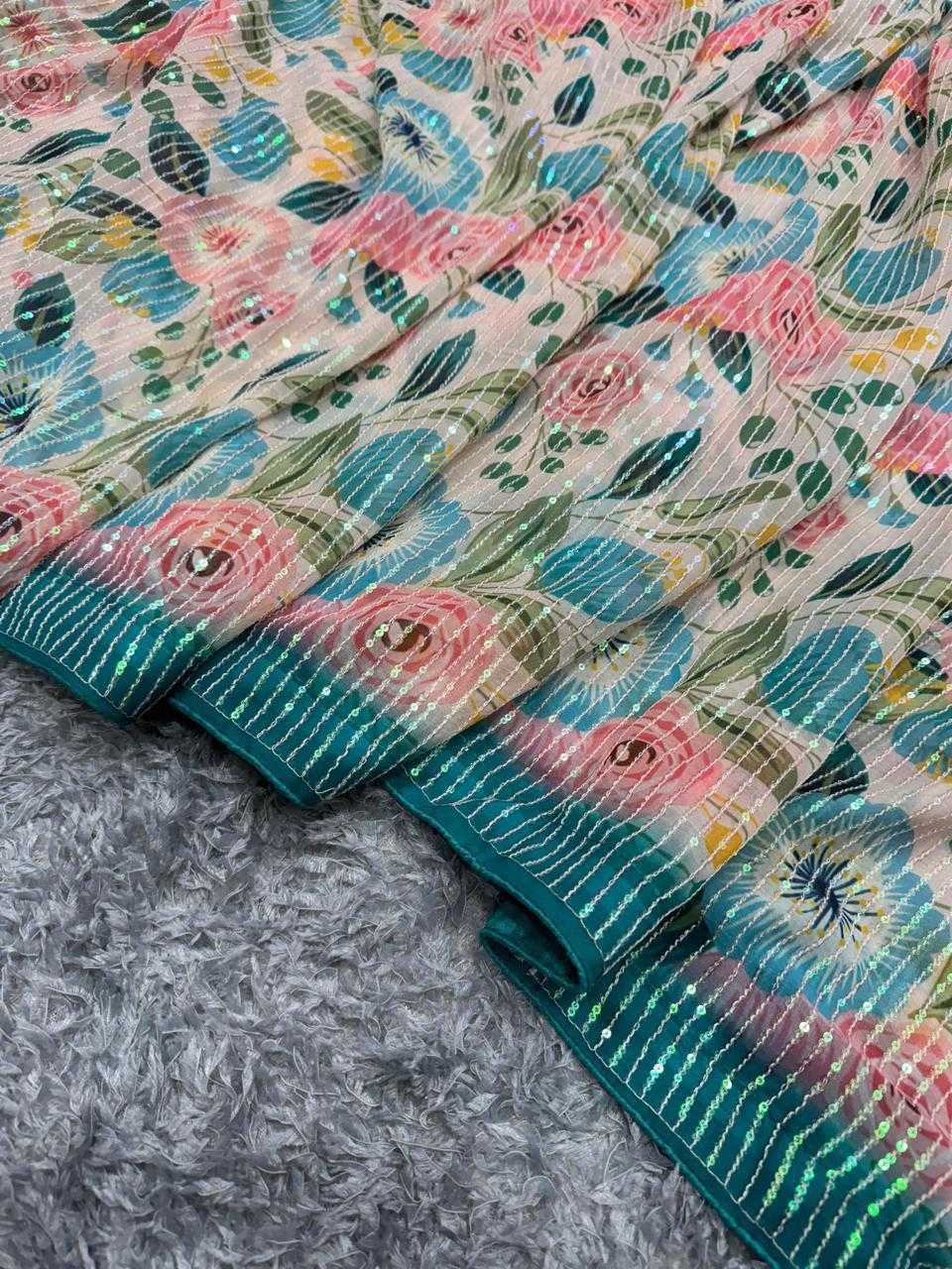 Georgette Printed Saree