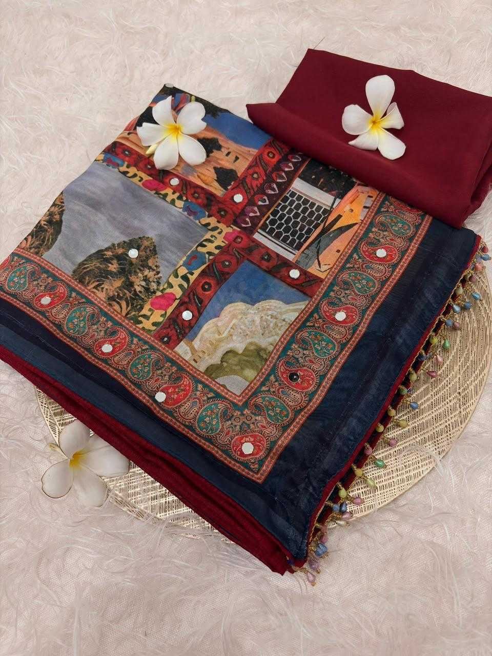 Printed Silk Saree