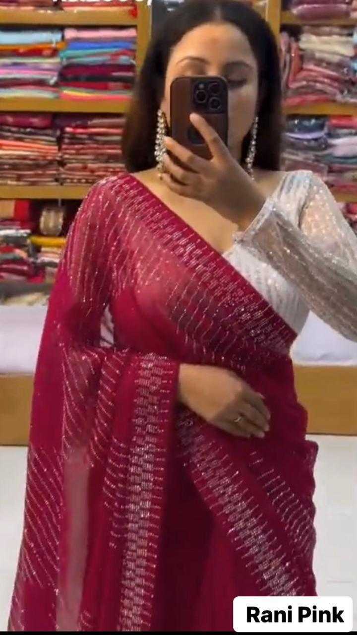 Faux Georgette Designer Saree