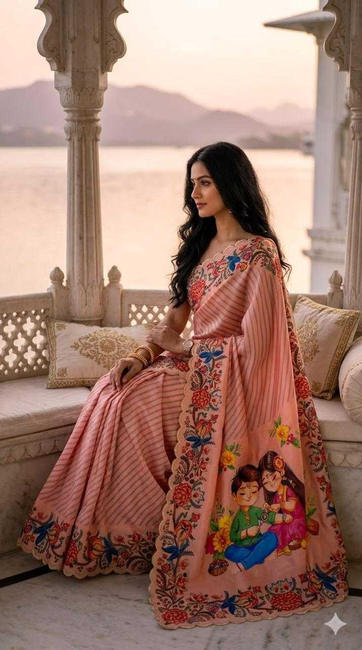 Printed Silk Saree