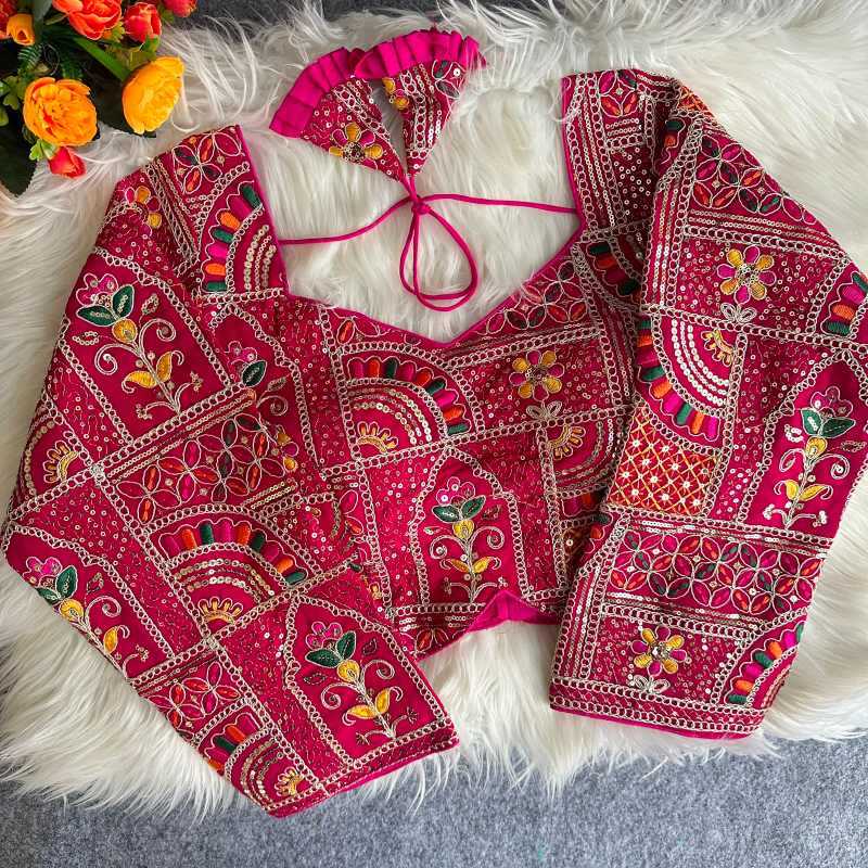 Sequence Embroidery Blouse