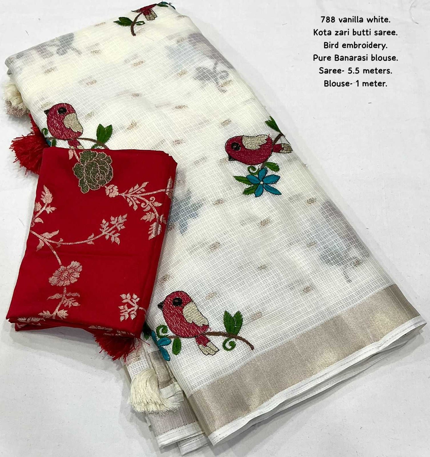 Embroidered Saree
