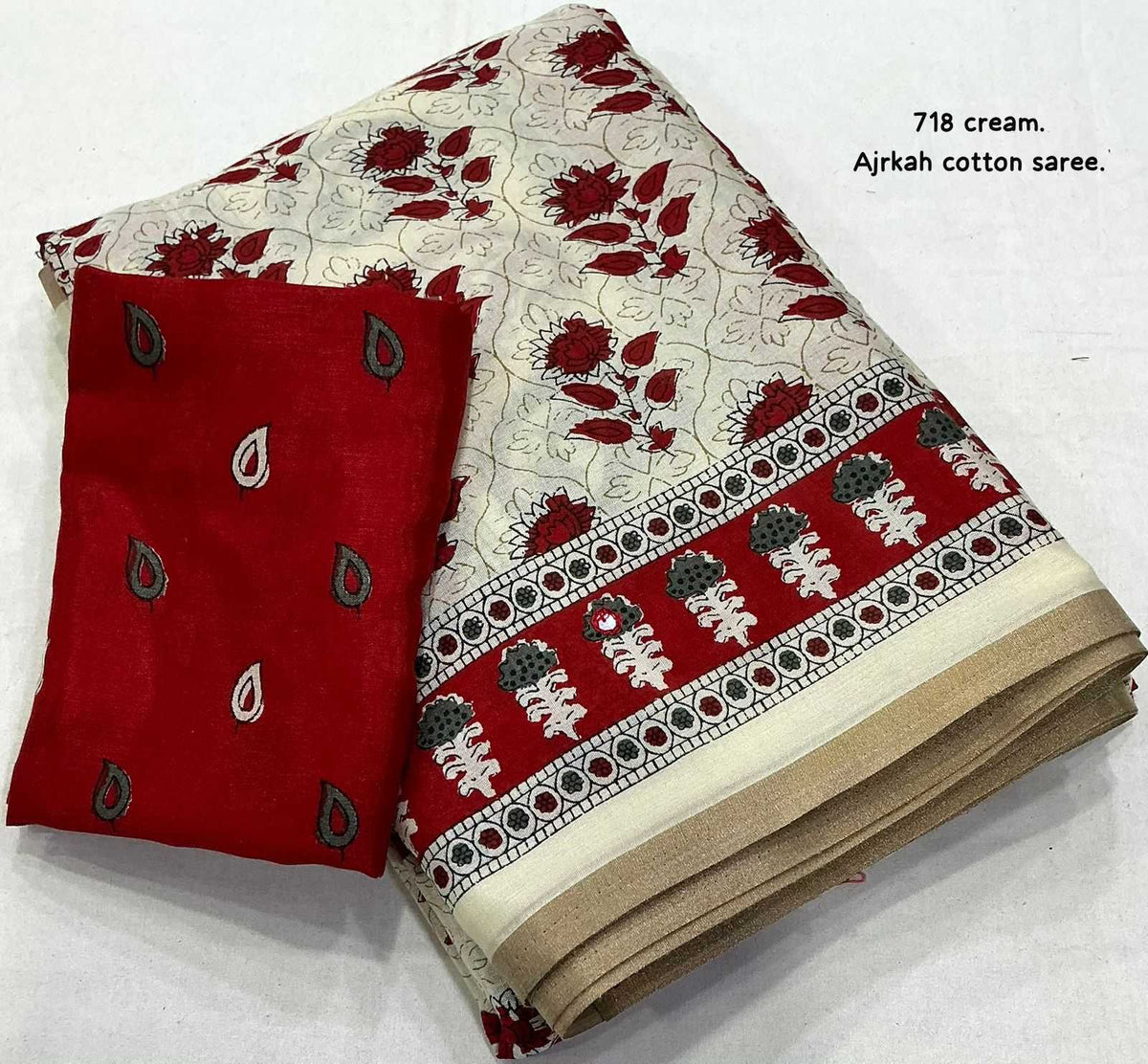 Hrida Soft Cotton Ready To Wear Saree