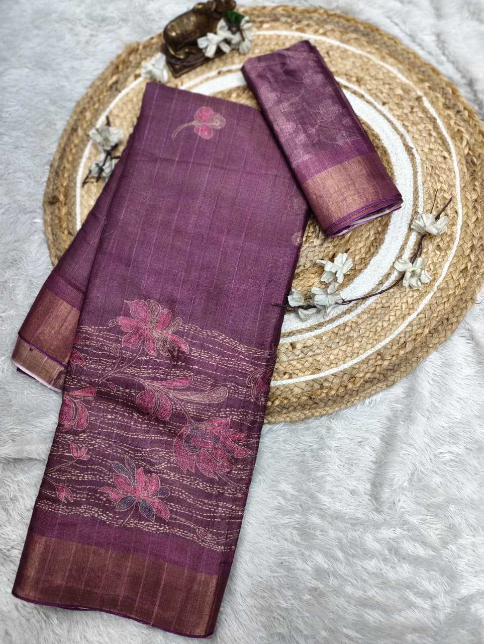 Handloom Silk Printed Saree