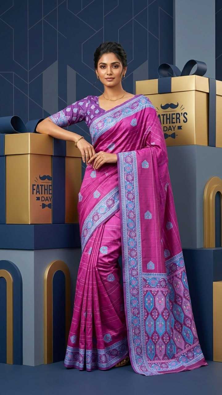 Handloom Silk Printed Saree