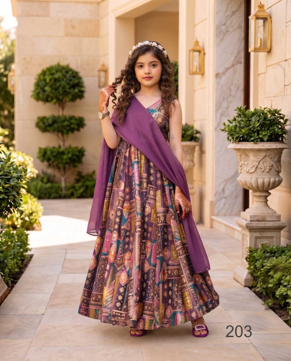 Silk Kids Gown
