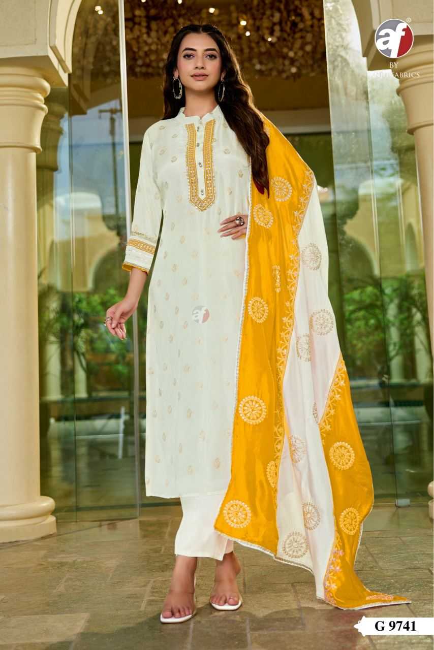 Dola Silk Designer Kurti in Rani
