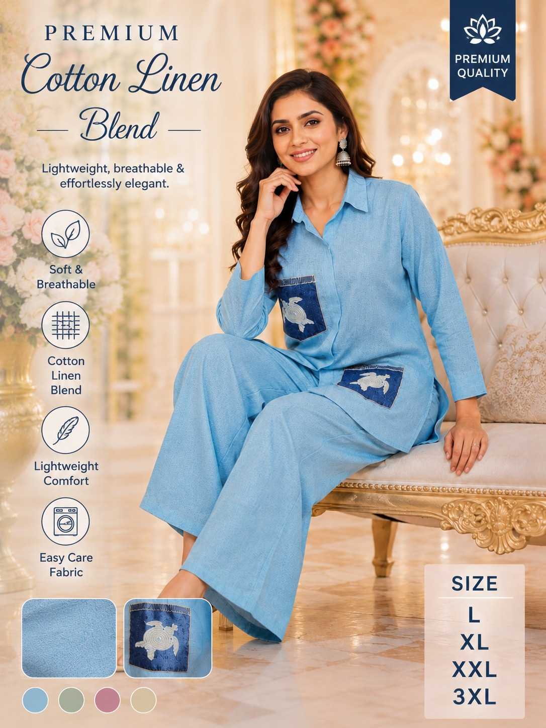 Lipika Cotton Co-ord Set