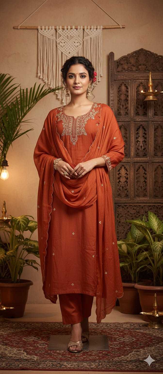 Pia Chanderi Soft Ladies Suit