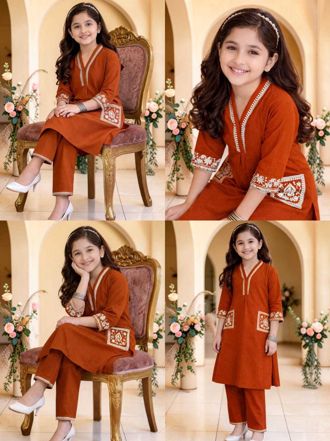 Soft Cotton Girls Kurti