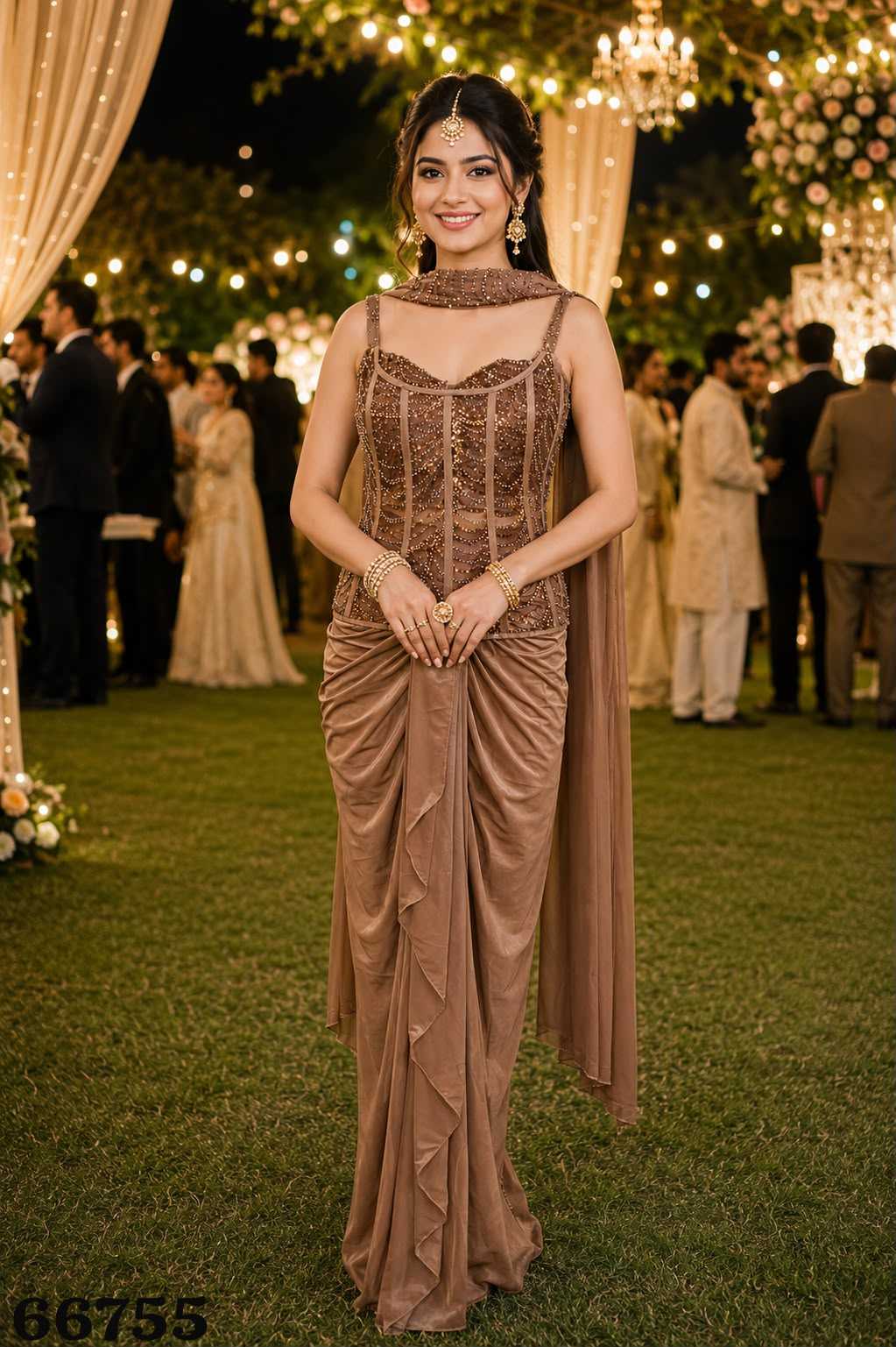 Lycra Ready To Wear Saree