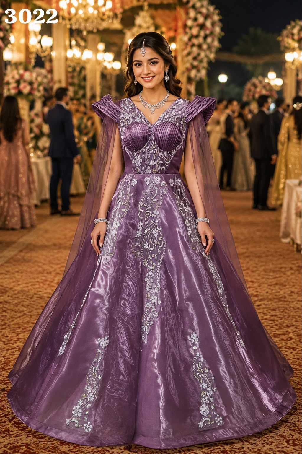 Jimmy Choo Embroidery Gown