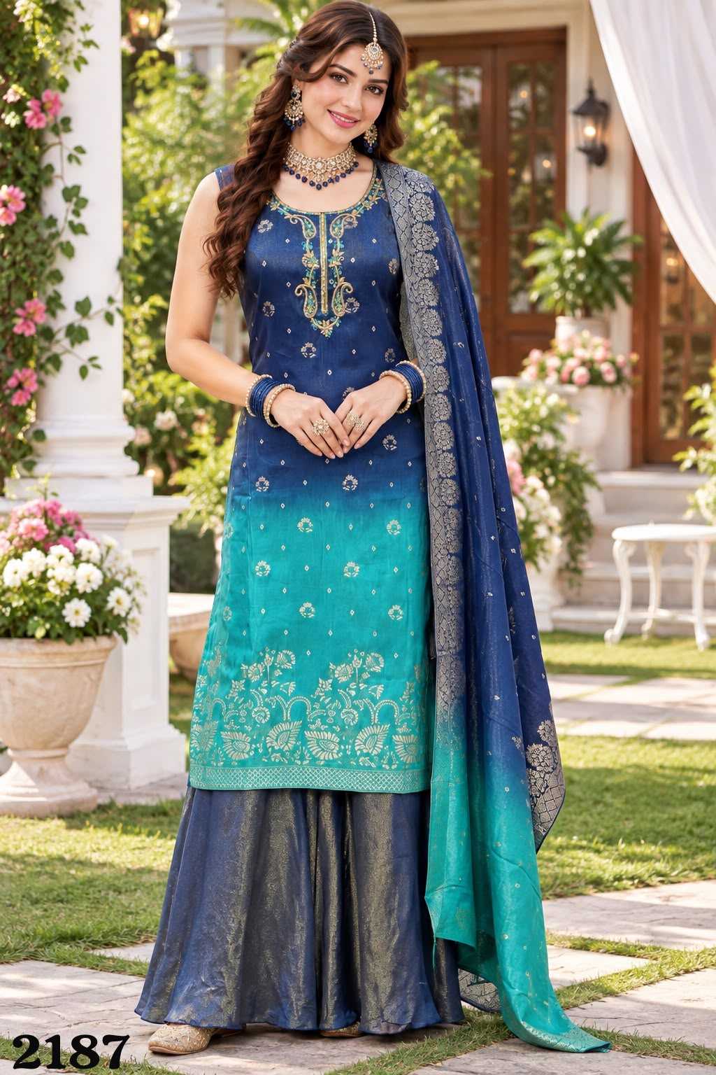 Mrudangi Chandrika Premium Silk Embroidery Suit