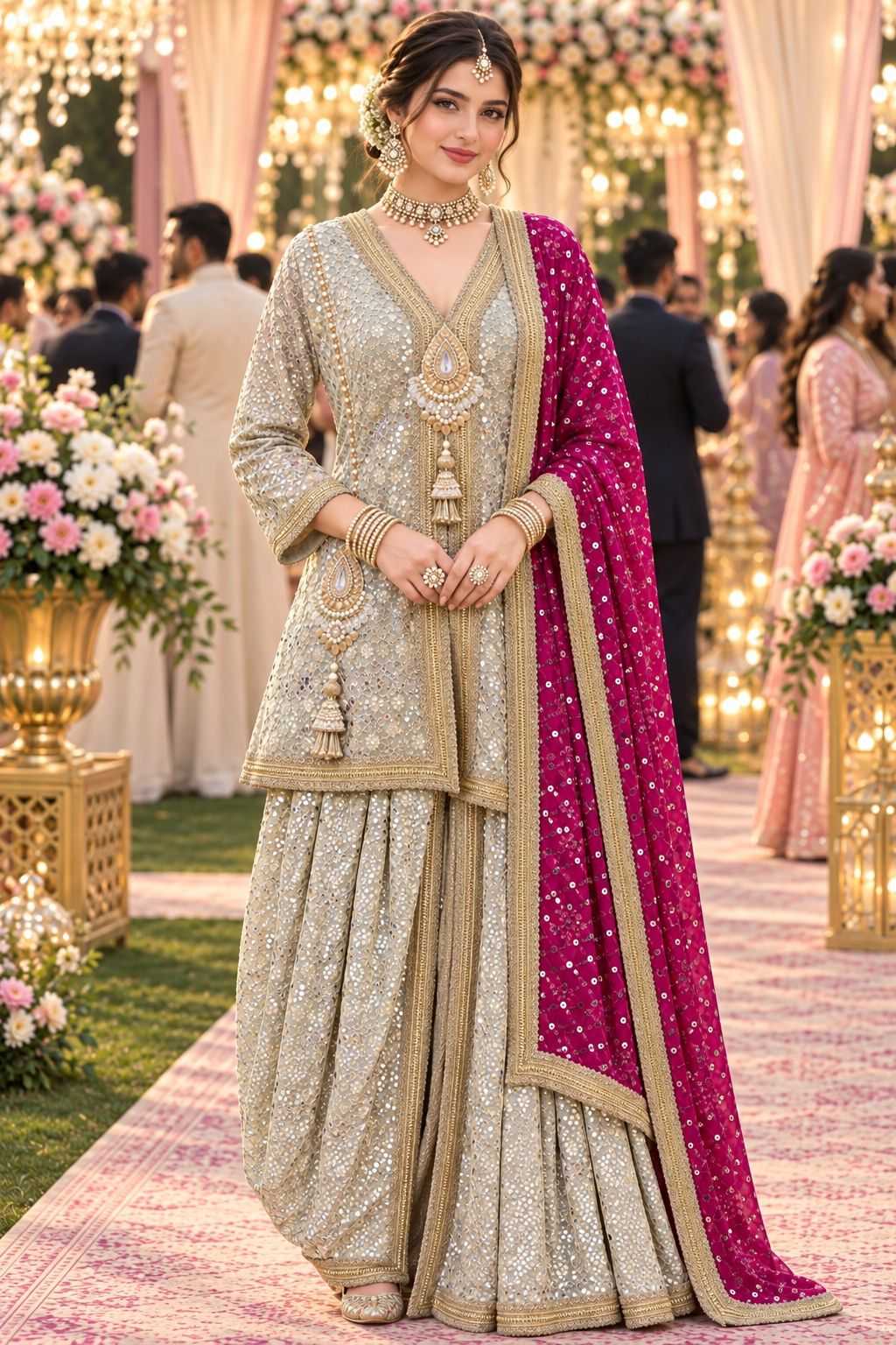 Mrudangi Gunjan Georgette Embroidery Suit